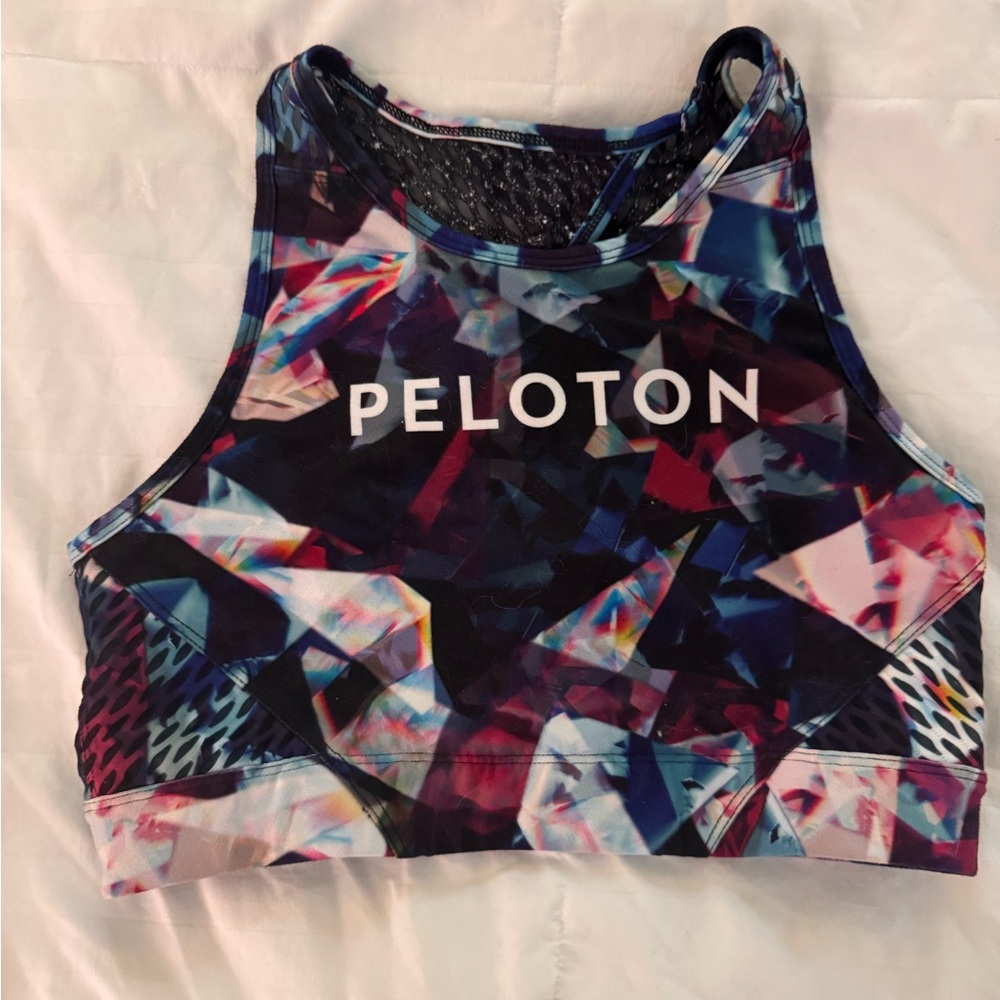 Peloton Galaxy Print Sports Bra